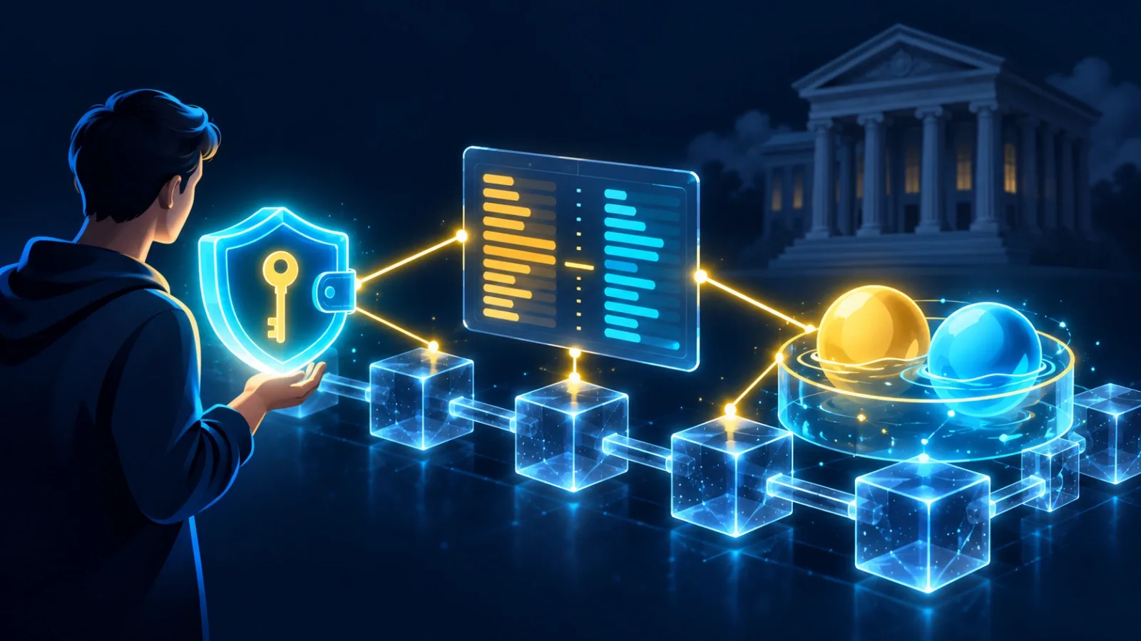 What is a DEX: a crypto wallet trading directly with a decentralized exchange